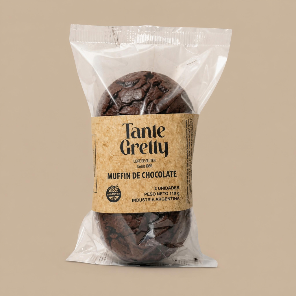 MUFFIN DE CHOCOLATE x2 UNIDADES